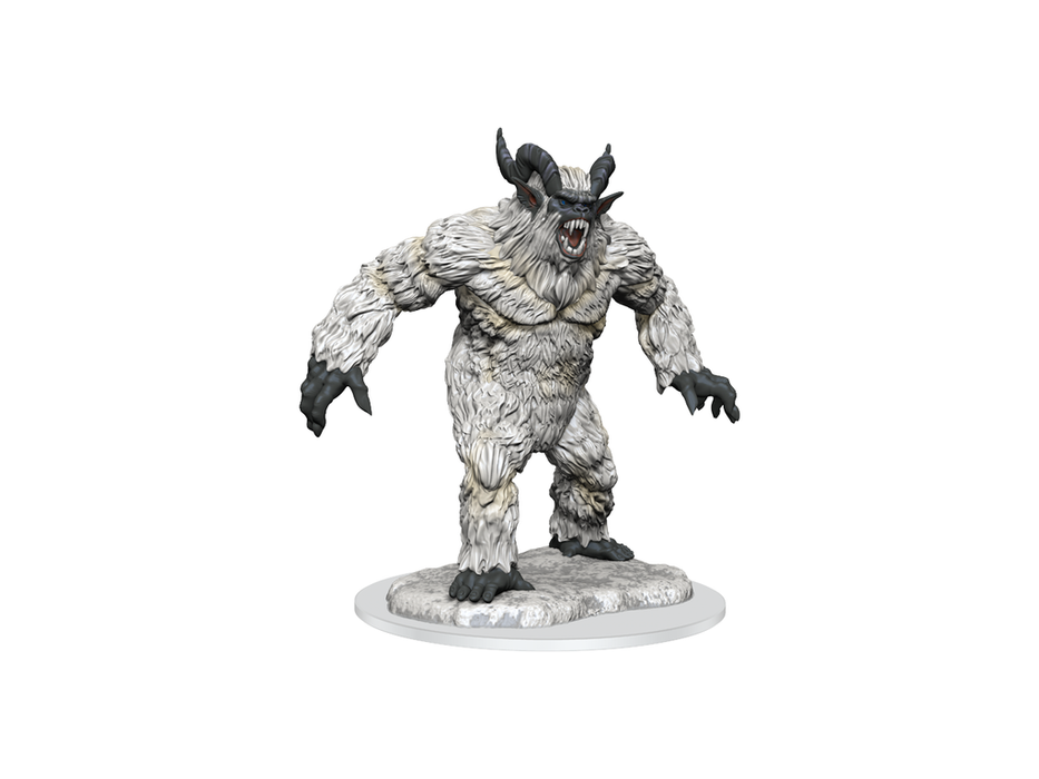 Role Playing Games Wizkids - Dungeons and Dragons - Unpainted Miniature - Nolzurs Marvellous Miniatures - Abominable Yeti - 90433 - Cardboard Memories Inc.