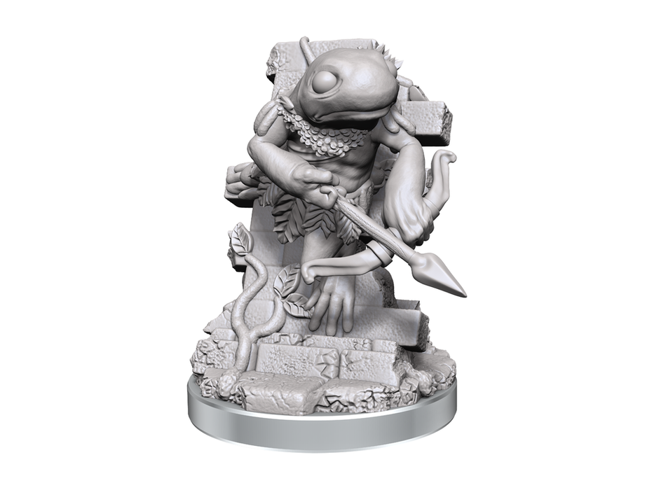 Role Playing Games Wizkids - Dungeons and Dragons - Unpainted Miniature - Nolzurs Marvellous Miniatures - Grungs - 90415 - Cardboard Memories Inc.