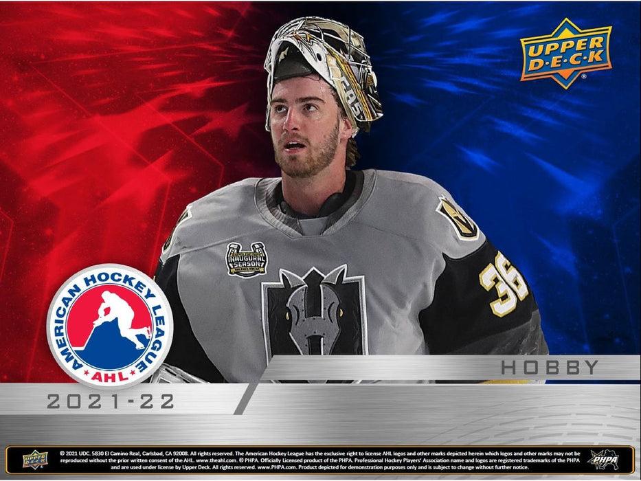 Sports Cards Upper Deck - 2021-22 - Hockey - AHL - Hobby Box - Cardboard Memories Inc.