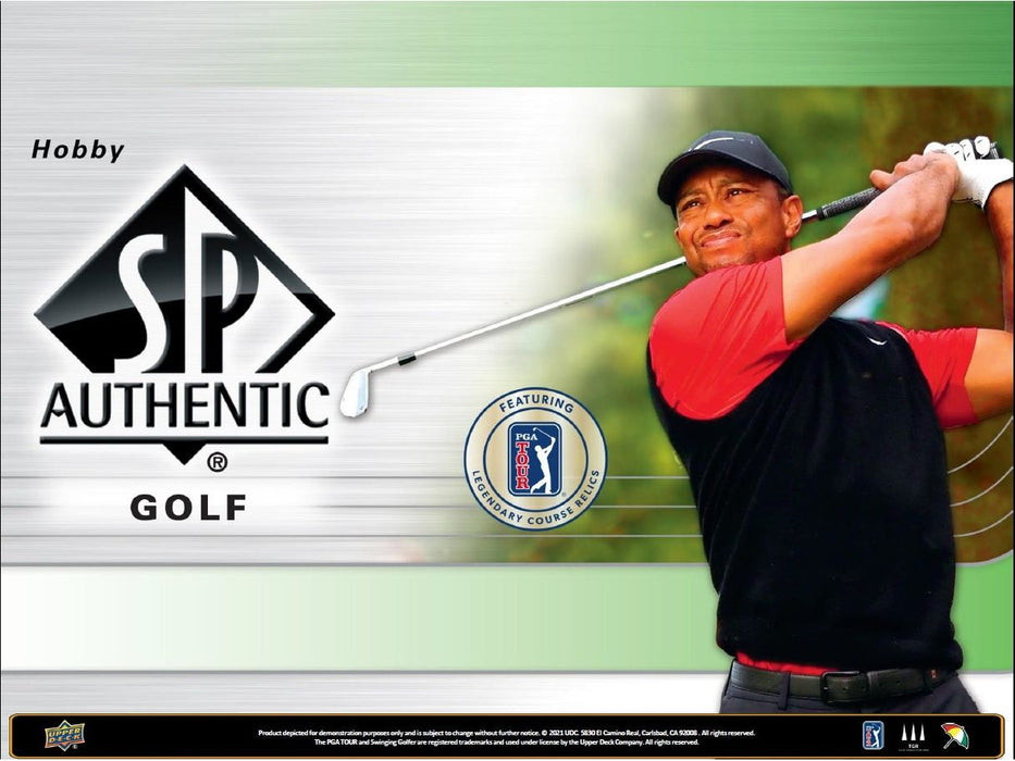 Sports Cards Upper Deck - 2021 - Golf - SP Authentic - Trading Card Hobby Box - Cardboard Memories Inc.