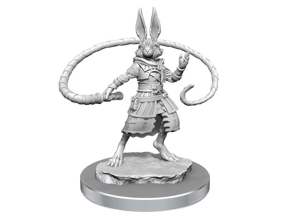 Role Playing Games Wizkids - Dungeons and Dragons - Unpainted Miniature - Nolzurs Marvellous Miniatures - Harengon Rogues - 90487 - Cardboard Memories Inc.