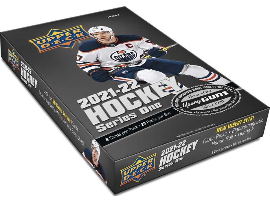Sports Cards Upper Deck - 2021-22 - Hockey - Series 1 - 12 Box Trading Card Hobby Case - Cardboard Memories Inc.