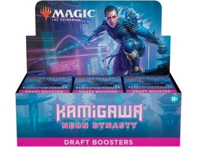 Trading Card Games Magic The Gathering - Kamigawa Neon Dynasty - Draft Booster Box - Cardboard Memories Inc.