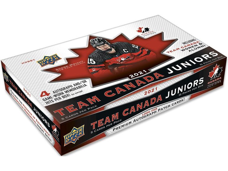 Sports Cards Upper Deck - 2021 - Hockey - Team Canada Juniors Hockey - Trading Card Hobby Box - Cardboard Memories Inc.