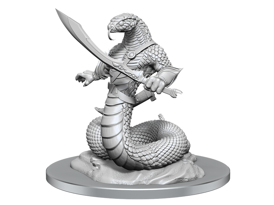 Role Playing Games Wizkids - Dungeons and Dragons - Unpainted Miniature - Nolzurs Marvellous Miniatures - Yuan-Ti Abomination - 90524 - Cardboard Memories Inc.