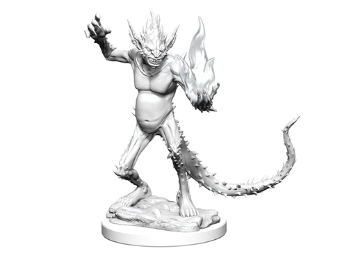 Role Playing Games Wizkids - Dungeons and Dragons - Unpainted Miniature - Nolzurs Marvellous Miniatures - Barbed Devil - 90416 - Cardboard Memories Inc.