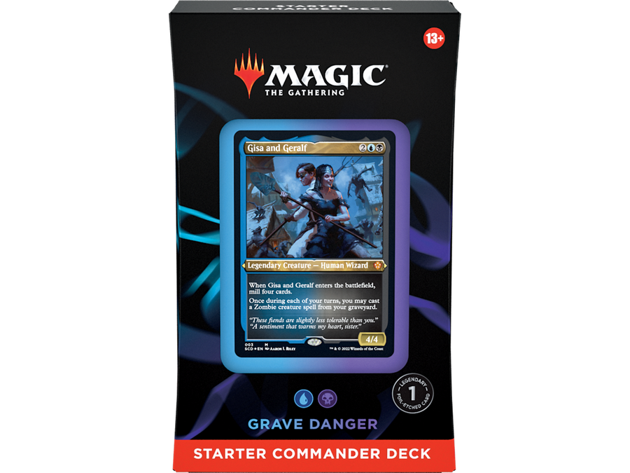 Trading Card Games Magic the Gathering - Starter Commander Deck - Grave Danger - Cardboard Memories Inc.