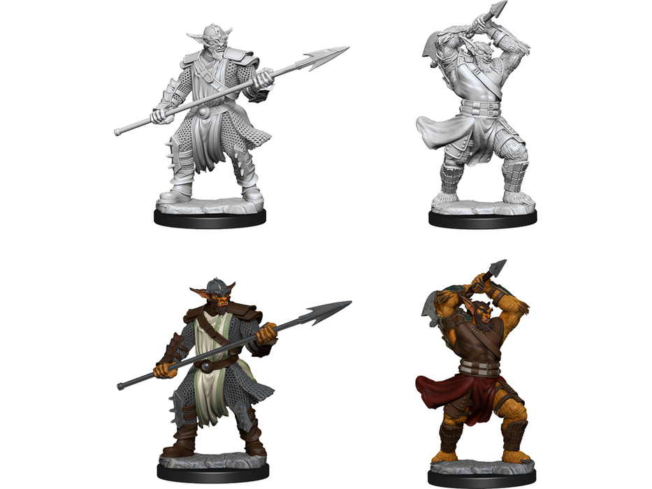 Role Playing Games Wizkids - Critical Roll - Unpainted Miniatures - Bugbear Fighter Male - 90387 - Cardboard Memories Inc.