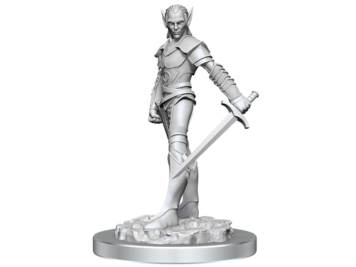 Role Playing Games Wizkids - Dungeons and Dragons - Unpainted Miniature - Nolzurs Marvellous Miniatures - Drow Fighters - 90525 - Cardboard Memories Inc.