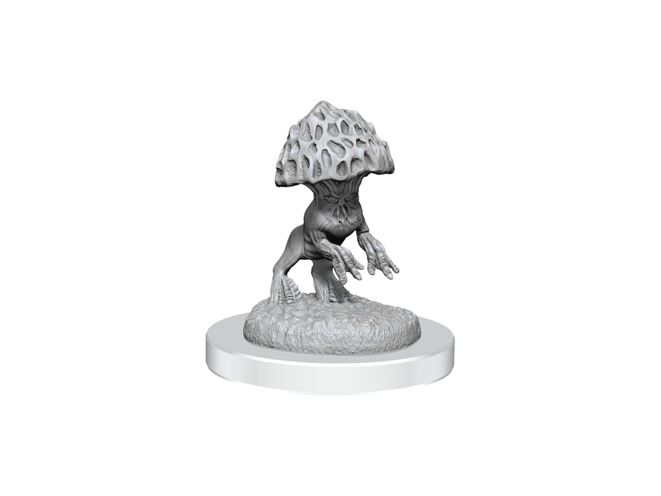 Role Playing Games Wizkids - Dungeons and Dragons - Unpainted Miniature - Nolzurs Marvellous Miniatures - Myconid Sovereign and Sprouts - 90427 - Cardboard Memories Inc.