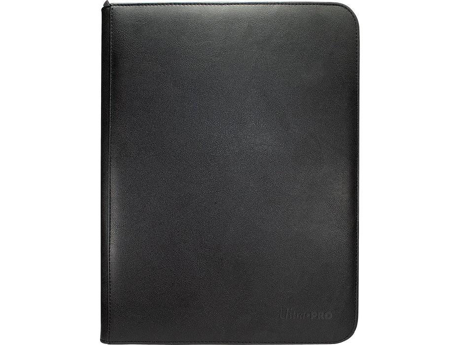 Supplies Ultra Pro - 9 Pocket Zip Binder Pro - Vivid - Black - Cardboard Memories Inc.