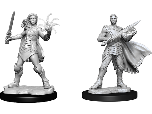 Role Playing Games Wizkids - Magic the Gathering - Unpainted Miniature - Rowan and Kenrith - 90342 - Cardboard Memories Inc.