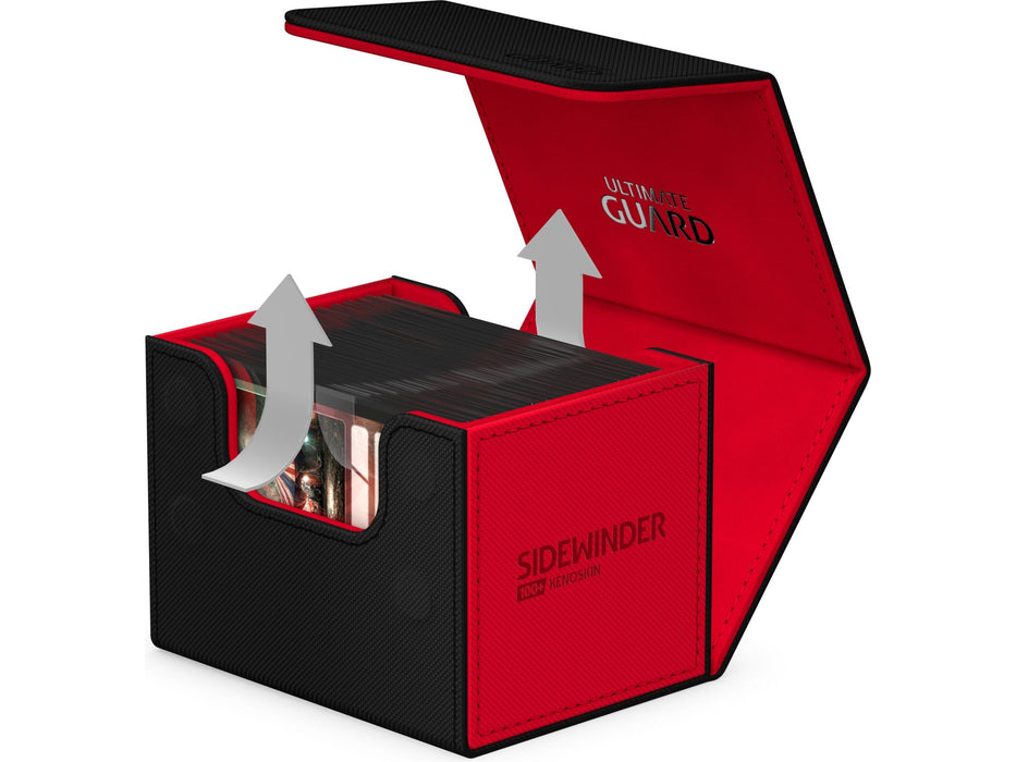 Supplies Ultimate Guard - Sidewinder - Synergy Black and Red - 100 - Cardboard Memories Inc.