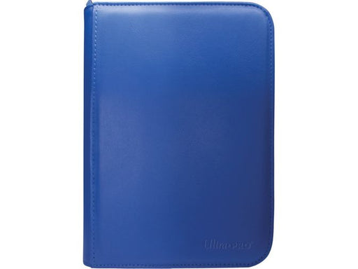 Supplies Ultra Pro - 4 Pocket Zip Binder Pro - Vivid - Blue - Cardboard Memories Inc.