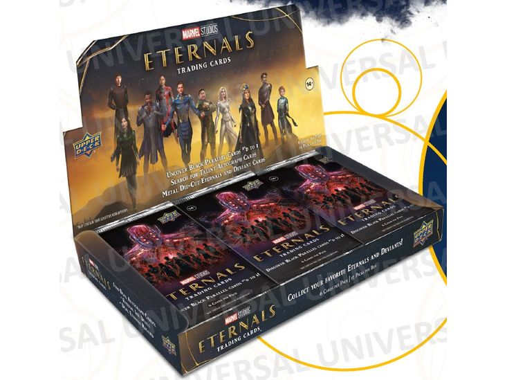 Non Sports Cards Upper Deck - Marvel Studios - Eternals - Hobby Box - Cardboard Memories Inc.