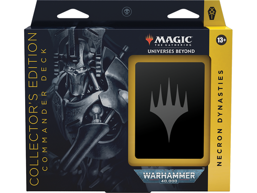 Trading Card Games Magic The Gathering - Warhammer 40k - Commander Deck - Collector Edition - Necron Dynasties - Cardboard Memories Inc.