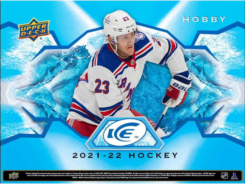 Sports Cards Upper Deck - 2021-22 - Hockey - Ice - Hobby Box - Cardboard Memories Inc.