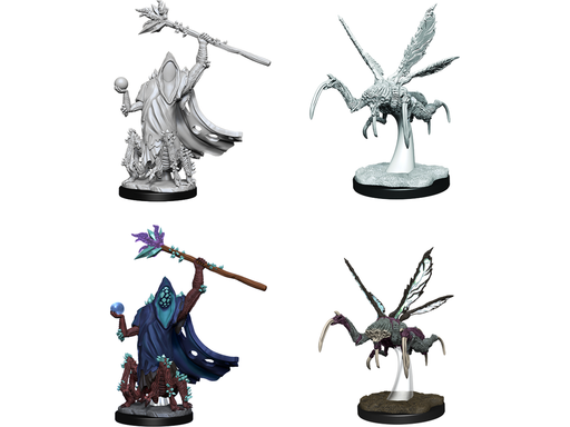 Role Playing Games Wizkids - Critical Roll - Unpainted Miniatures - Core Spawn Emissary and Seer - 90368 - Cardboard Memories Inc.