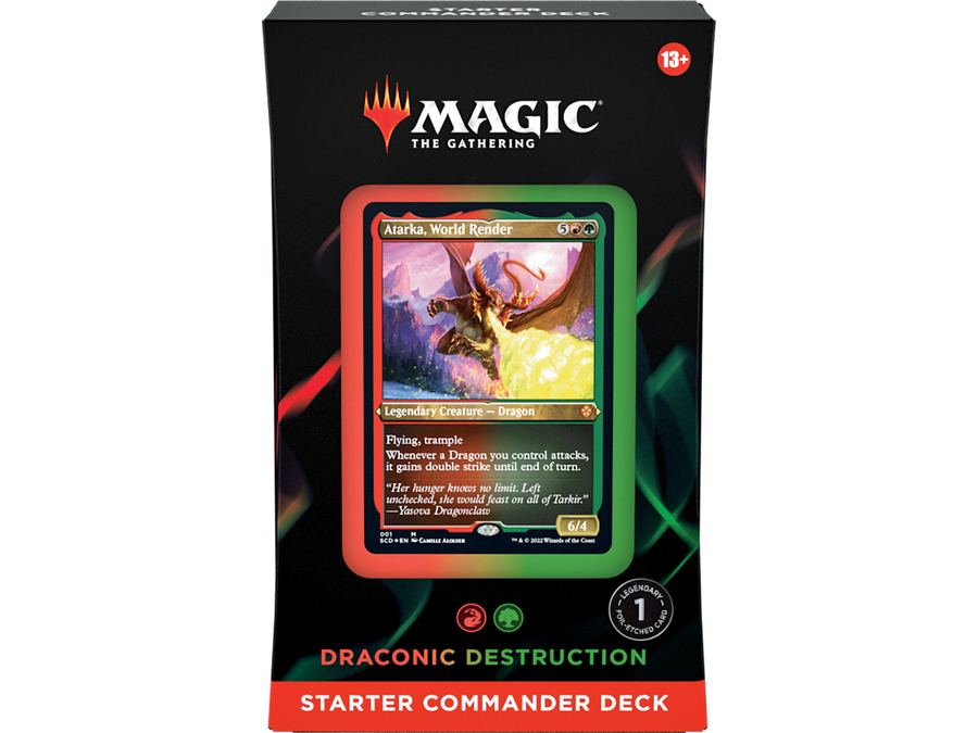 Trading Card Games Magic the Gathering - Starter Commander Deck - Draconic Destruction - Cardboard Memories Inc.
