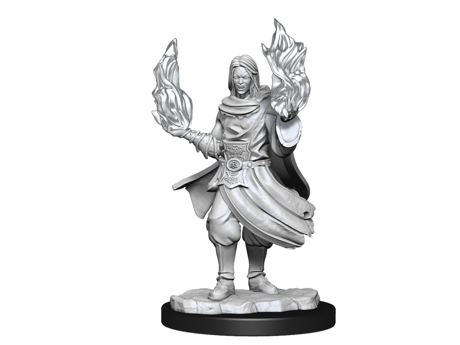 Role Playing Games Wizkids - Critical Roll - Unpainted Miniatures - Hollow One Rogue and Sorcerer Male - 90380 - Cardboard Memories Inc.