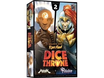 Board Games Roxley Games - Dice Throne - Season 1 - Box 2 - Re-Rolled - Monk vs Paladin - Cardboard Memories Inc.