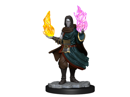 Role Playing Games Wizkids - Critical Roll - Unpainted Miniatures - Hollow One Rogue and Sorcerer Male - 90380 - Cardboard Memories Inc.