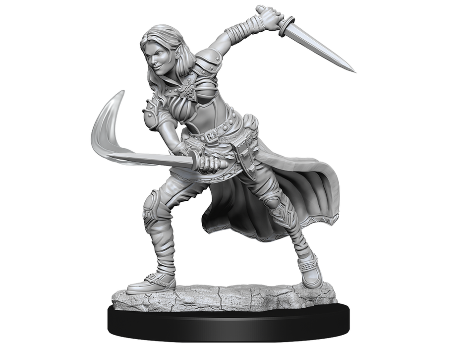 Role Playing Games Wizkids - Dungeons and Dragons - Unpainted Miniature - Nolzurs Marvellous Miniatures - Air Genasi Female - 90305 - Cardboard Memories Inc.