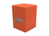 Supplies Ultra Pro - Satin Cube Trading Card Deck Box - Pumpkin Orange - Cardboard Memories Inc.