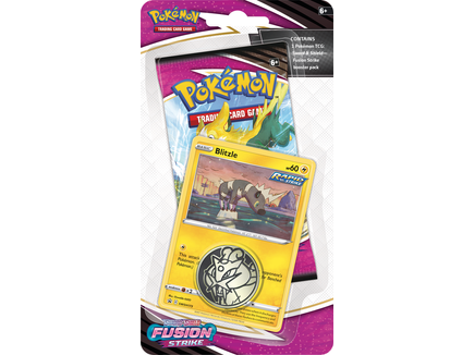 Trading Card Games Pokemon - Sword and Shield - Fusion Strike - Checklane Blister - Blitzle - Cardboard Memories Inc.