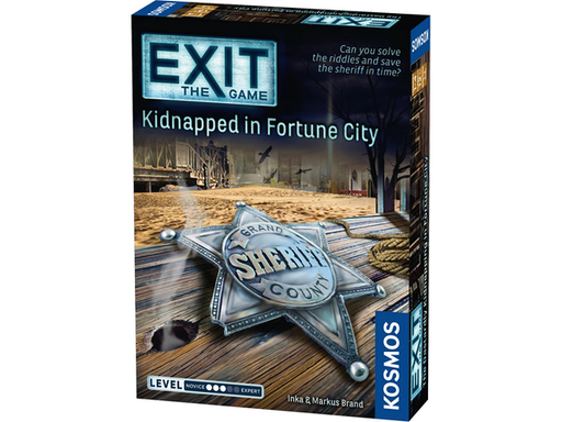 Board Games Thames and Kosmos - EXIT - Kidnapped in Fortune City - Cardboard Memories Inc.