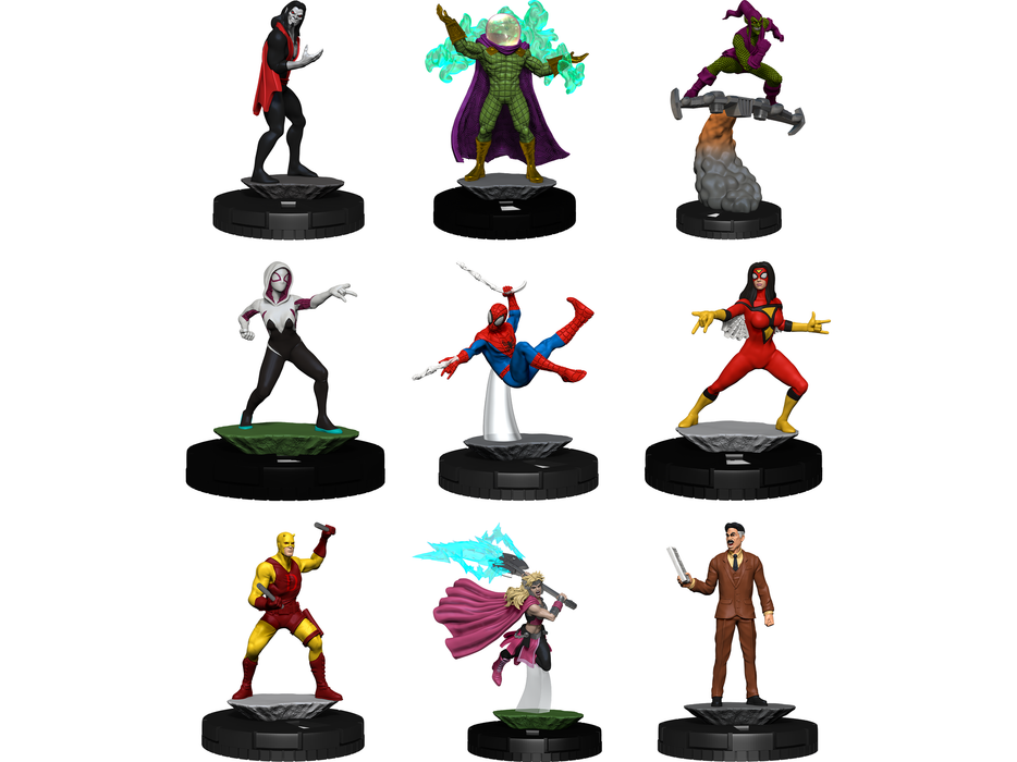 Collectible Miniature Games Wizkids - Marvel - HeroClix - Spider-Man Beyond Amazing - Booster Brick - Cardboard Memories Inc.