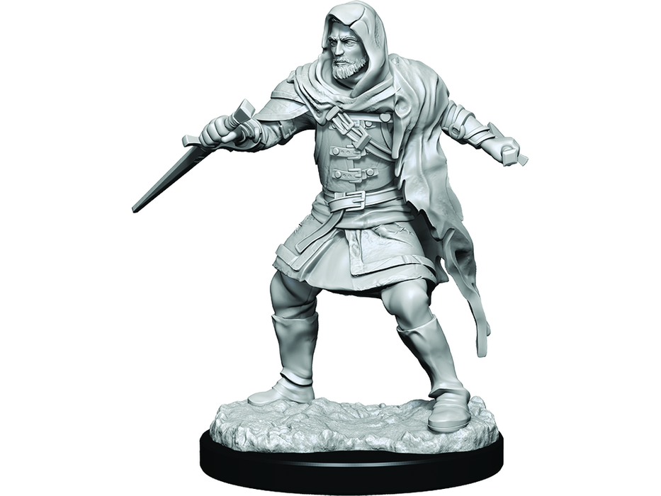Role Playing Games Wizkids - Critical Roll - Unpainted Miniatures - Hollow One Rogue and Sorcerer Male - 90380 - Cardboard Memories Inc.