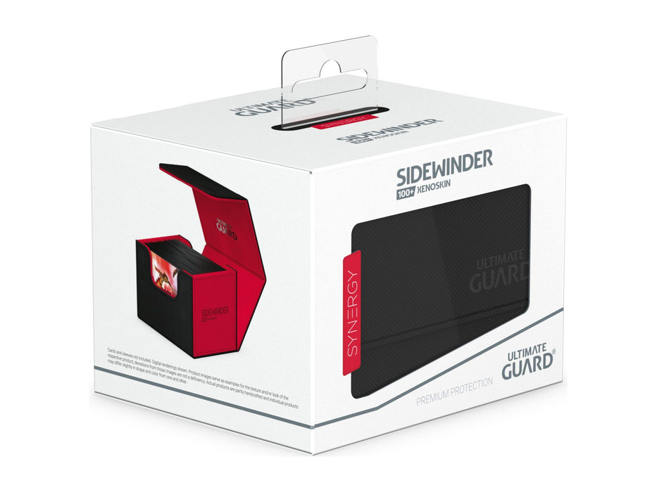 Supplies Ultimate Guard - Sidewinder - Synergy Black and Red - 100 - Cardboard Memories Inc.
