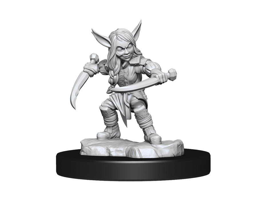 Role Playing Games Wizkids - Critical Roll - Unpainted Miniatures - Goblin Sorcerer and Rogue Female - 90388 - Cardboard Memories Inc.