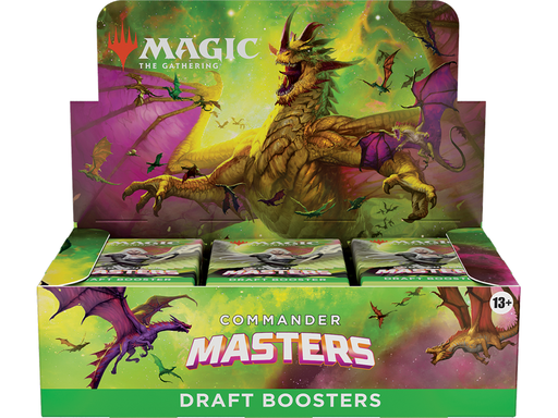 Trading Card Games Magic the Gathering - Commander Masters - Draft Booster Box - Cardboard Memories Inc.