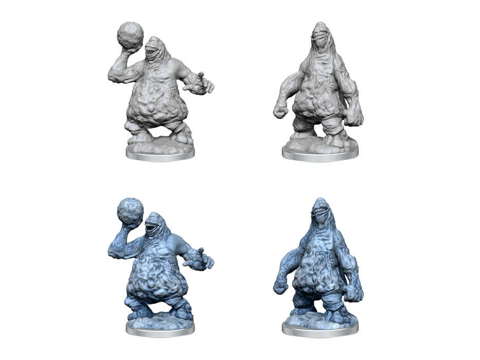 Role Playing Games Wizkids - Dungeons and Dragons - Unpainted Miniature - Nolzurs Marvellous Miniatures - Snow Golem - 90417 - Cardboard Memories Inc.