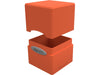 Supplies Ultra Pro - Satin Cube Trading Card Deck Box - Pumpkin Orange - Cardboard Memories Inc.