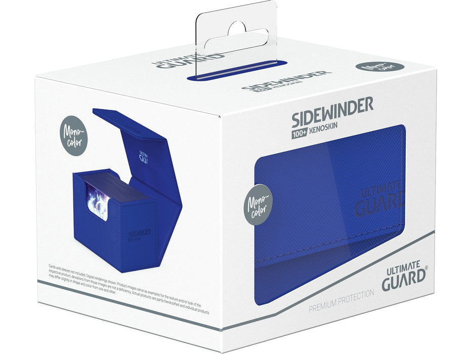 Supplies Ultimate Guard - Sidewinder - Monocolor - Blue Xenoskin - 100 - Cardboard Memories Inc.