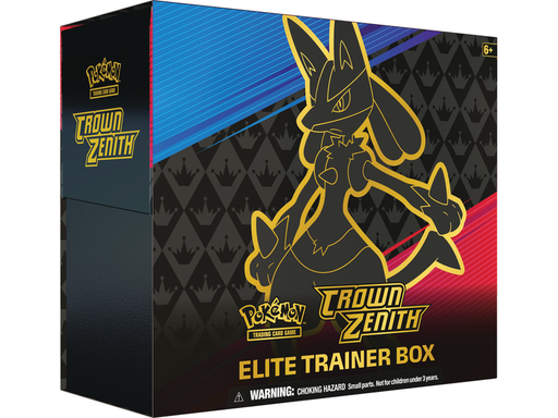 Trading Card Games Pokemon - Crown Zenith - Elite Trainer Box - Cardboard Memories Inc.