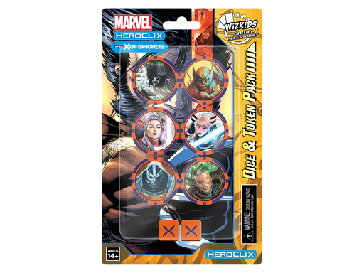 Collectible Miniature Games Wizkids - Marvel - HeroClix - X-Men - X of Swords - Dice & Token Pack - Cardboard Memories Inc.