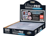 Supplies Ultra Pro - 4 Pocket Secure Platinum for Toploaders Pages Box of 100 - Cardboard Memories Inc.