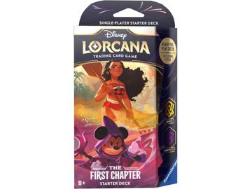 Trading Card Games Disney - Lorcana - The First Chapter - Starter Deck - Amber & Amethyst - Moana & Mickey - Cardboard Memories Inc.