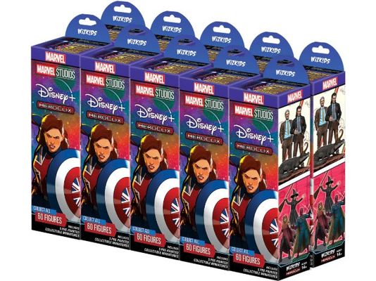 Collectible Miniature Games Wizkids - Marvel - HeroClix - Marvel Studios Disney + - Booster Brick - Cardboard Memories Inc.