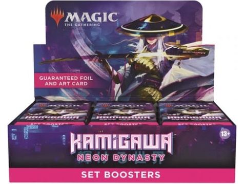 Trading Card Games Magic The Gathering - Kamigawa Neon Dynasty - Set Booster Box - Cardboard Memories Inc.