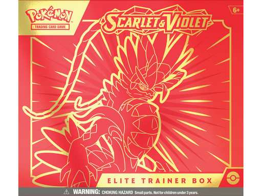 Trading Card Games Pokemon - Scarlet and Violet - Elite Trainer Box - Scarlet - Cardboard Memories Inc.
