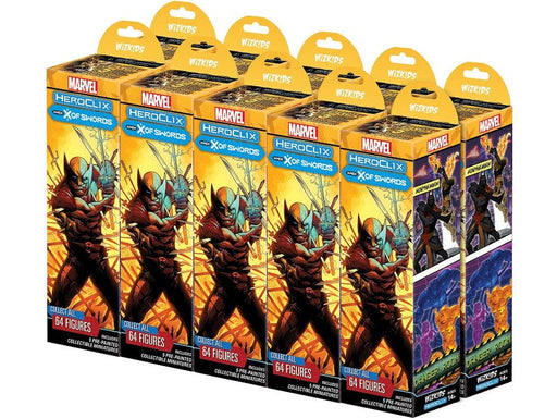 Collectible Miniature Games Wizkids - Marvel - HeroClix - X-Men - X of Swords - Booster Brick - Cardboard Memories Inc.