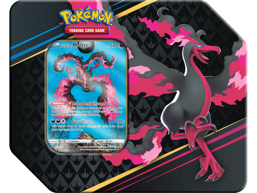 Trading Card Games Pokemon - Crown Zenith - Galarian Tin - Moltres - Cardboard Memories Inc.