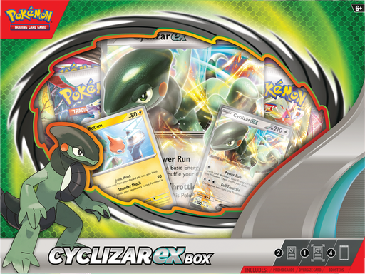 Trading Card Games Pokemon - Cyclizar EX - Trading Card Collection Box - Cardboard Memories Inc.
