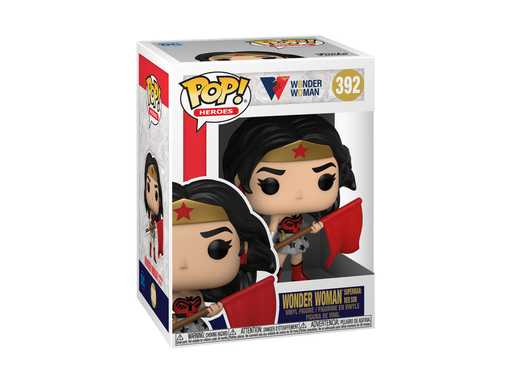 Action Figures and Toys POP! - DC Heroes - Wonder Woman 80th Anniversary - Wonder Woman Superman Red Son - Cardboard Memories Inc.