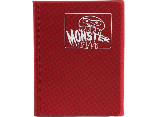 Supplies BCW - Monster - 4 Pocket Binder - Holofoil Red - Cardboard Memories Inc.